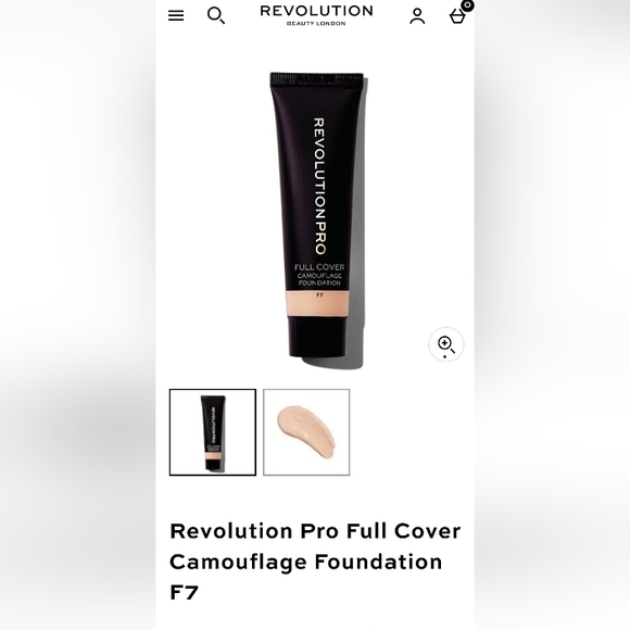 Revolution Pro Full Coverage, Shade F7 - Picture 2 of 7